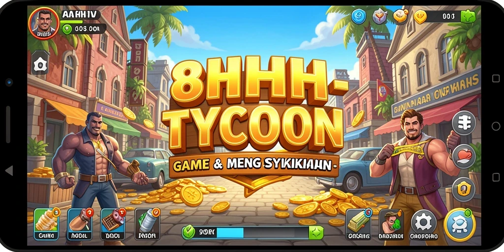 Tangkapan layar 8HHH menampilkan dinamika permainan Tycoon yang menarik.