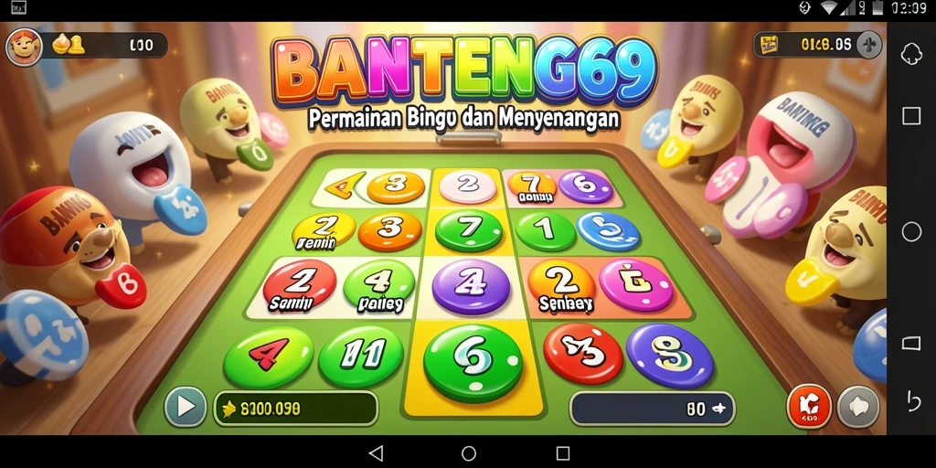 Tampilan gameplay menarik BANTENG69 saat bermain Bingo.