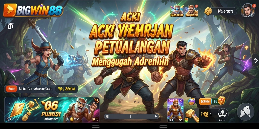 Tampilan menarik dari gameplay BIGWIN88 yang penuh aksi.