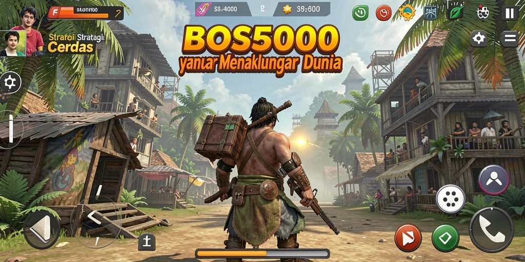 Tampilan gameplay strategis yang mendebarkan dan penuh tantangan.