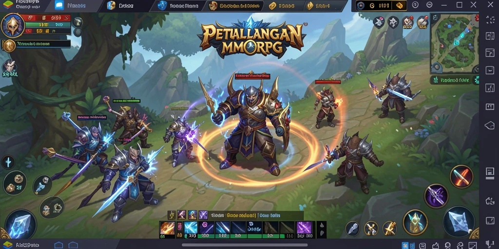 Tampilan menakjubkan dalam permainan MMORPG CRS99