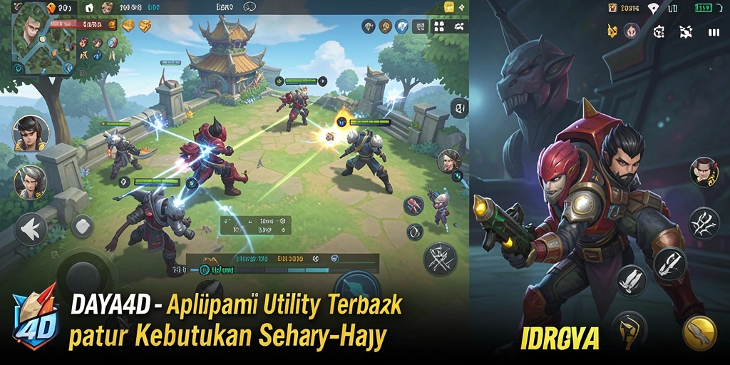 Screenshot utama <strong>DAYA4D</strong> menampilkan antarmuka pengguna yang ramah dan fitur menarik.
