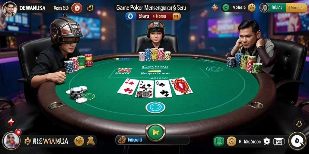 Tampilan gameplay menarik dan mendebarkan dari DEWANUSA.