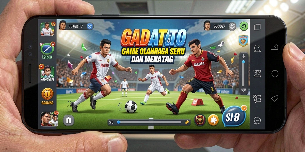Screenshot GADAITOTO menampilkan aksi mendebarkan dalam kompetisi olahraga.