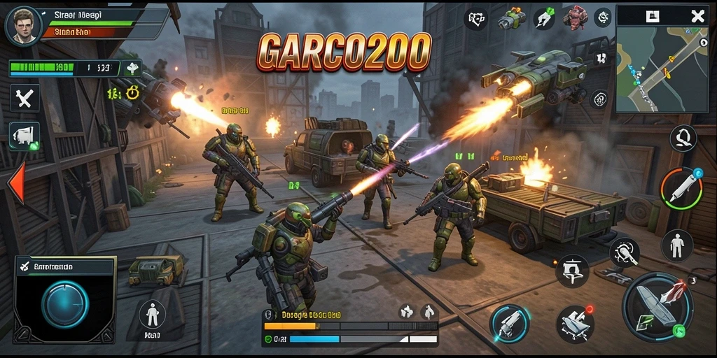 Tampilan menarik dari gameplay GARCO200 dengan strategi yang mendebarkan.