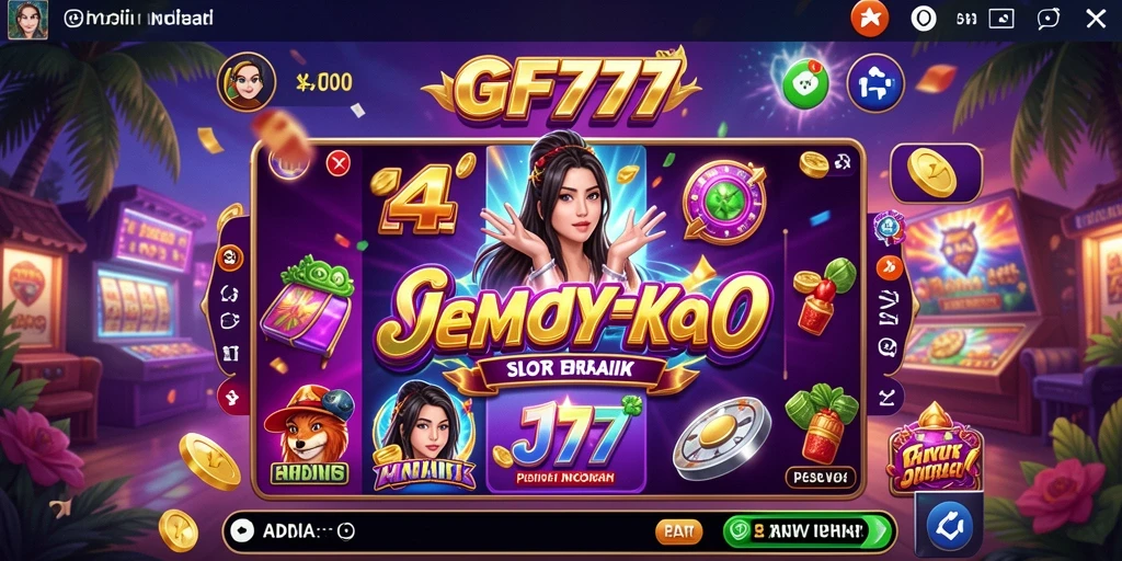 Screenshot gameplay GF777 menampilkan mesin Slot yang menarik.
