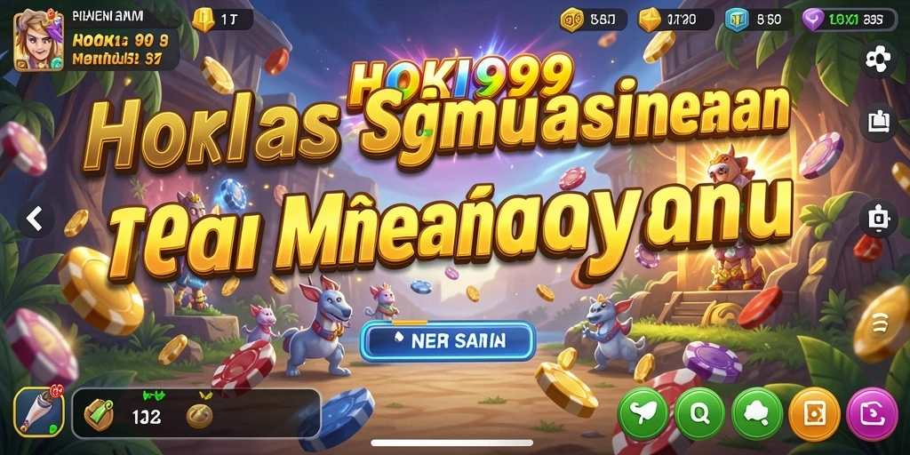Tampilan gameplay menarik dan interaktif dari HOKI99.