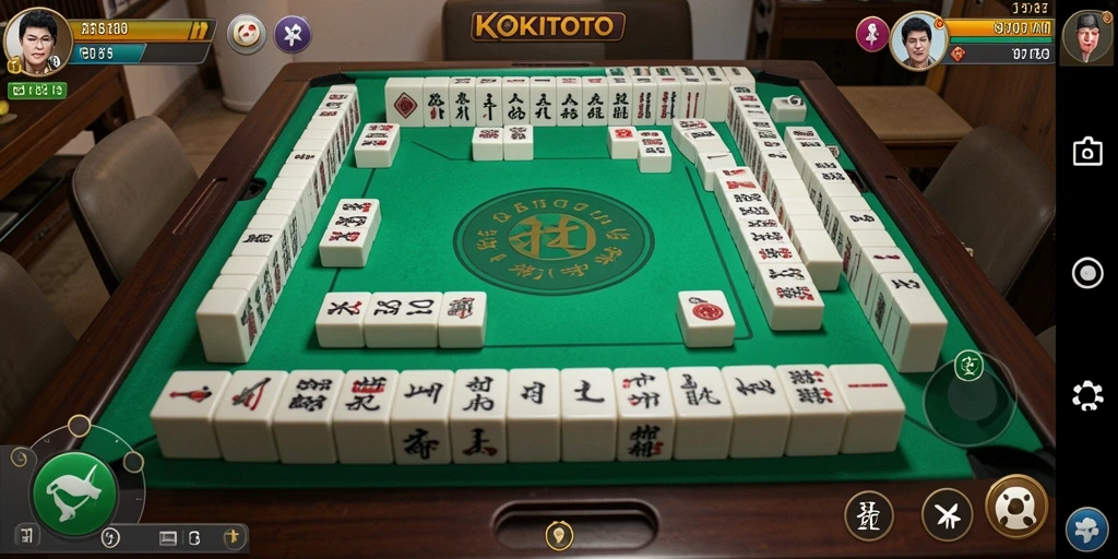 Gameplay KOKITOTO yang menantang dan seru dalam Mahjong.