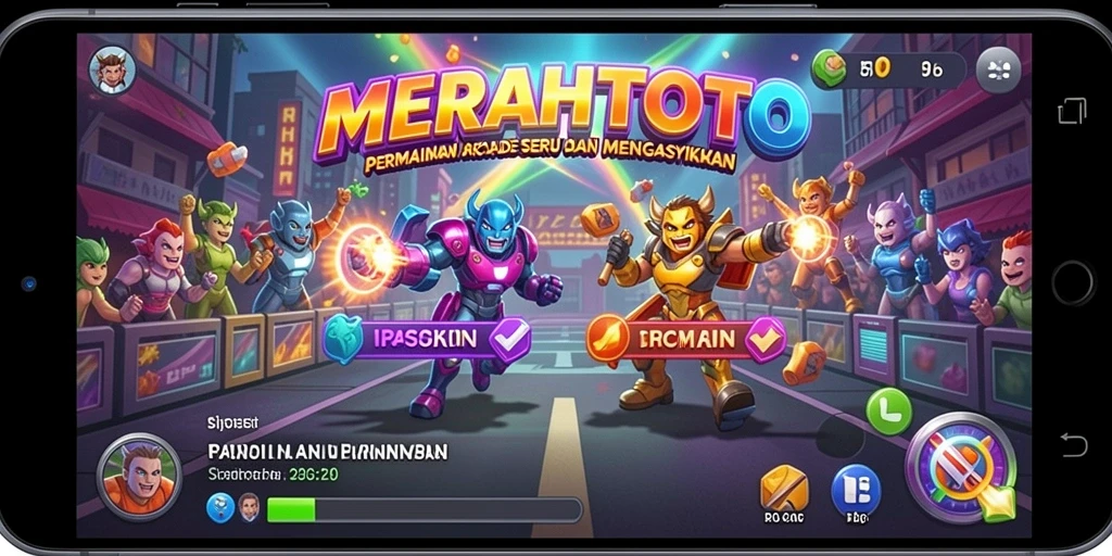 Screenshot menampilkan gameplay seru dari MERAHTOTO.