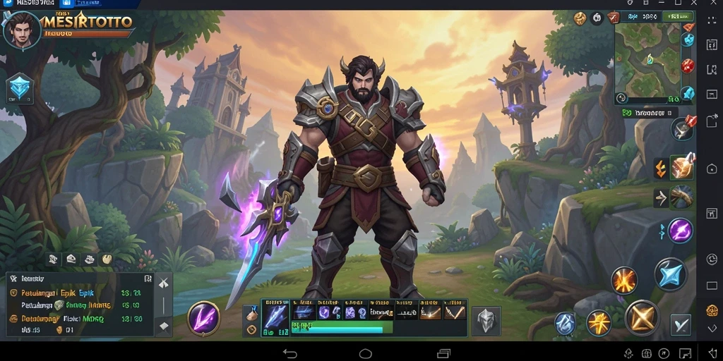 Tampilan gameplay seru dan mendalam di dunia MMORPG.