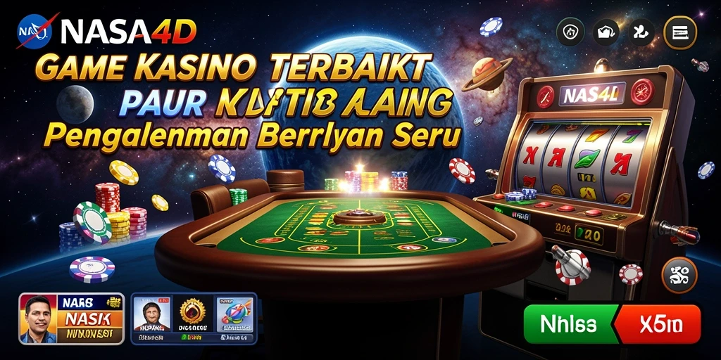 Screenshot gameplay NASA4D yang menampilkan keseruan permainan Kasino.