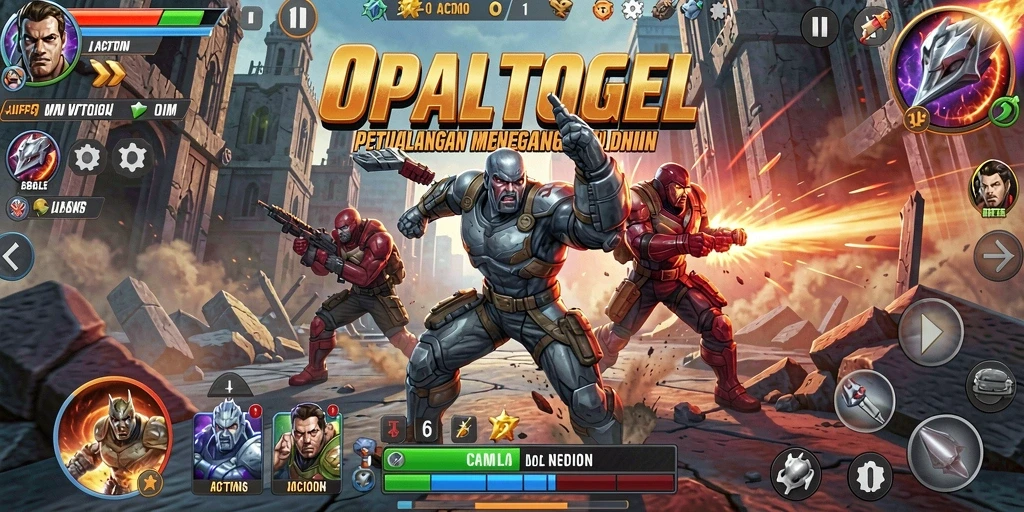 Tampilan menegangkan gameplay OPALTOGEL dengan aksi yang seru.