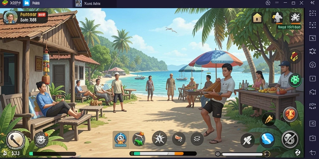 Tampilan gameplay X88 yang ceria dan menghibur.