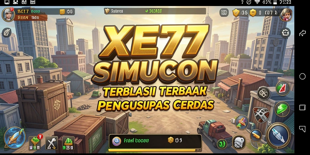 Gameplay menarik XE77 dalam simulasi bisnis Tycoon.